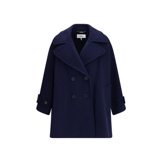 Chloé oversized dubbelgeknapte wollen jas