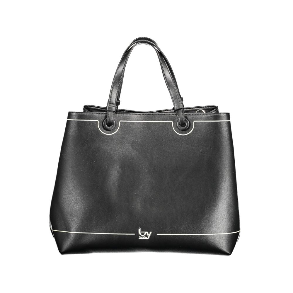 BYBLOS Black Polyethylene Handbag - Élégant et Fonctionnel