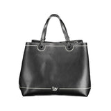 BYBLOS Black Polyethylene Handbag - Élégant et Fonctionnel