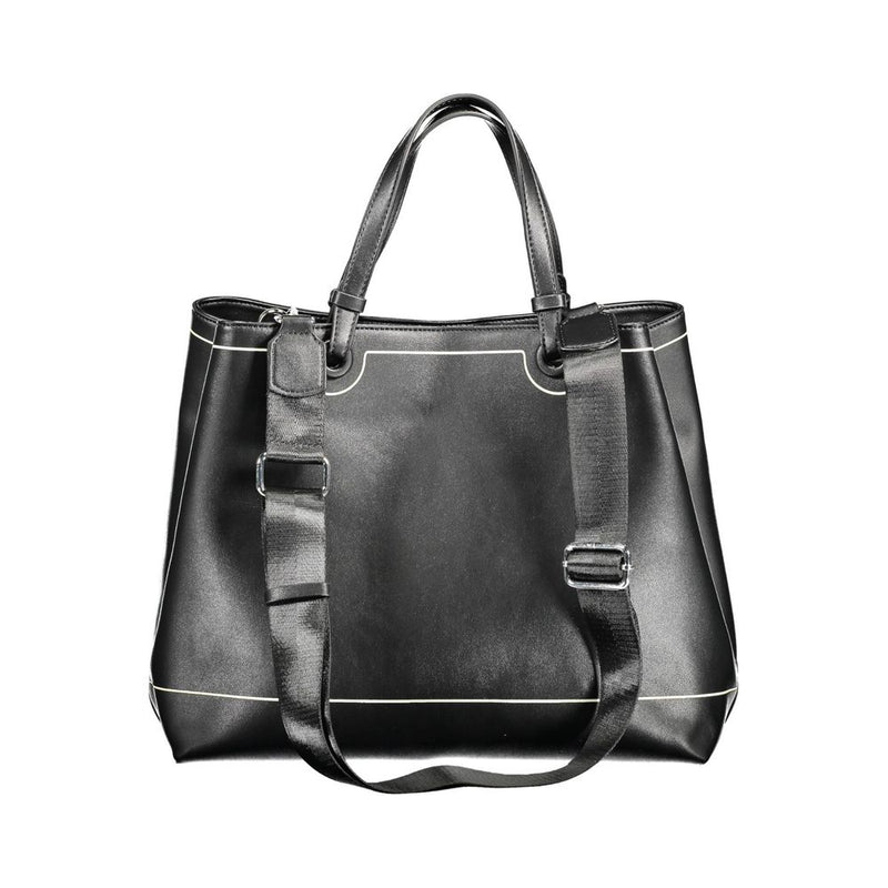 BYBLOS Black Polyethylene Handbag - Élégant et Fonctionnel