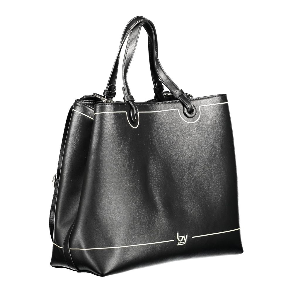 BYBLOS Black Polyethylene Handbag - Élégant et Fonctionnel