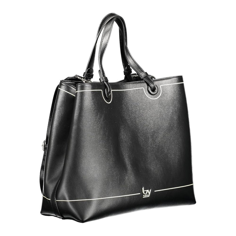 BYBLOS Black Polyethylene Handbag - Élégant et Fonctionnel