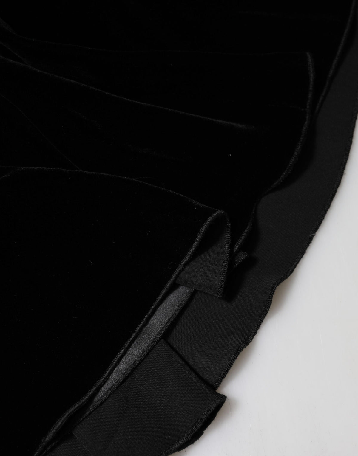 Dolce & Gabbana Jupe Midi Évasée Taille Haute Noire