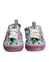 Dolce & Gabbana Multicolor Canvas Espadrilles Sneakers