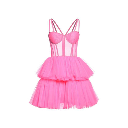 19:13 DRESSCODE Robe Mini en Tulle