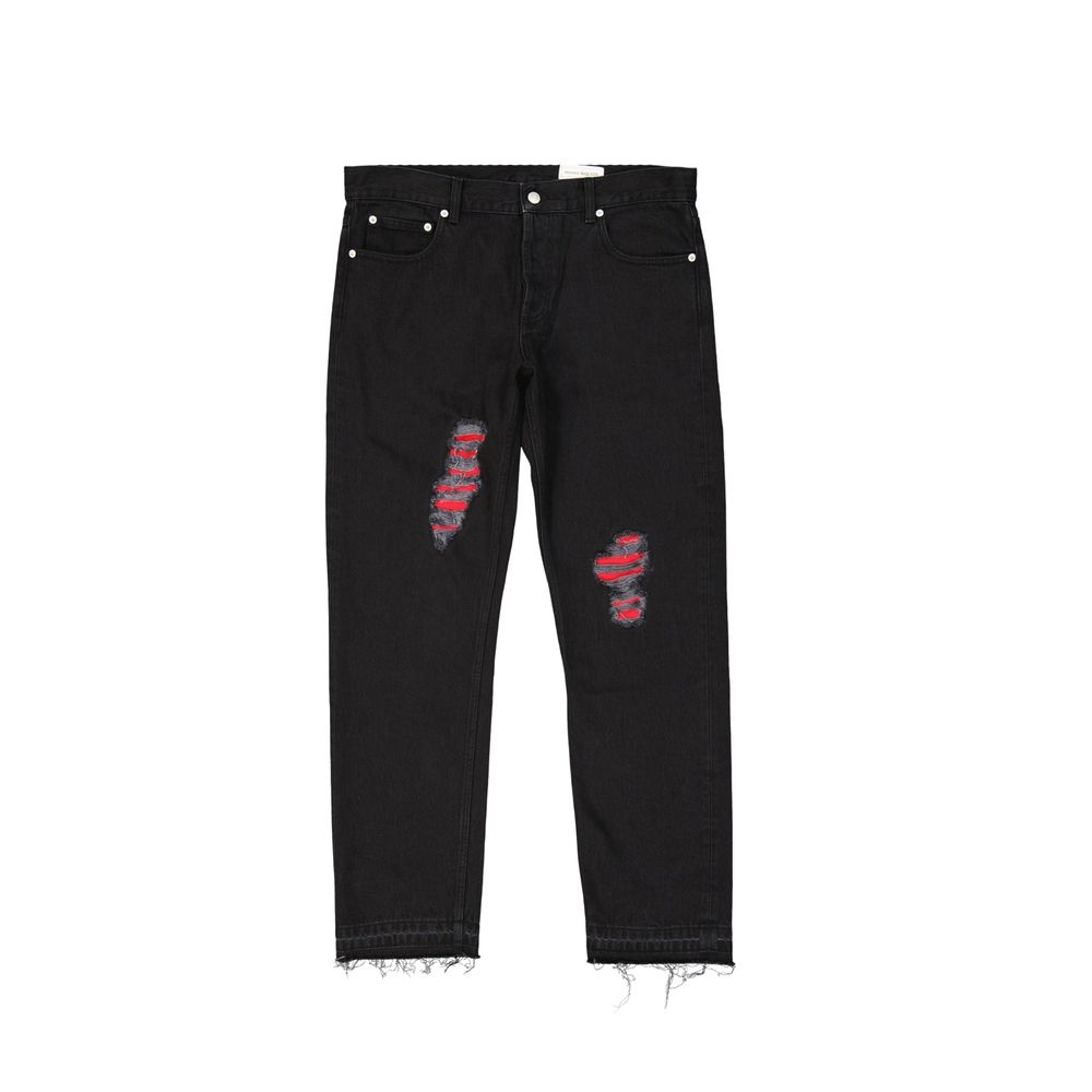 Jeans en jean de coton Alexander McQueen