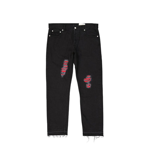Jeans en jean de coton Alexander McQueen