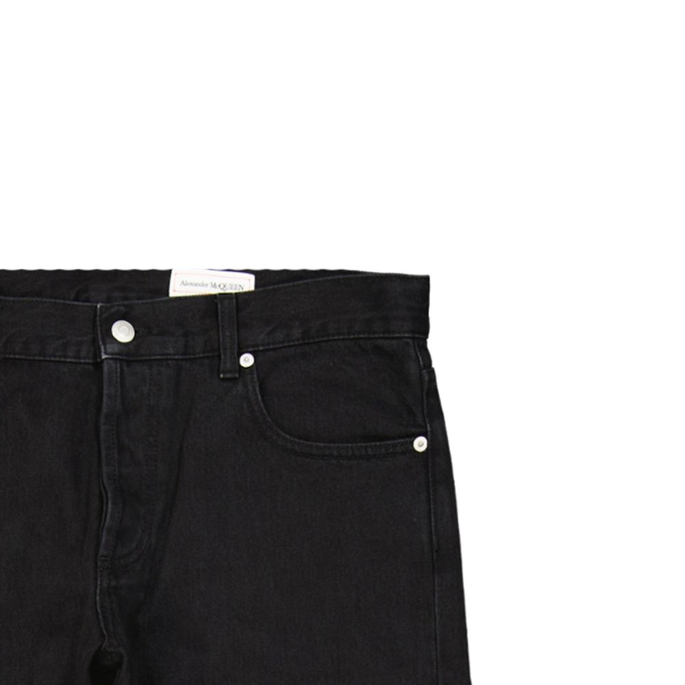 Jeans en jean de coton Alexander McQueen