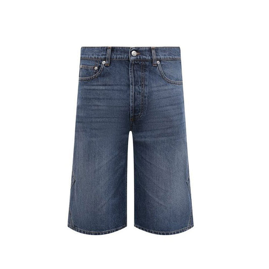 Shorts en jean Alexander McQueen