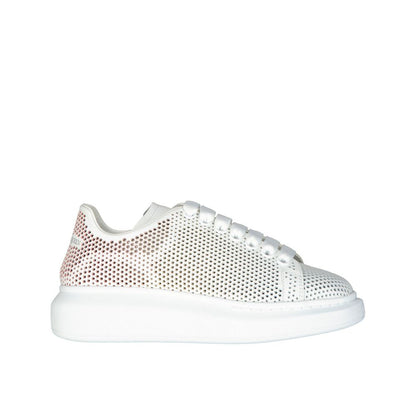Sneakers à découpes pointillées et surdimensionnées d'Alexander McQueen