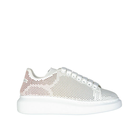 Sneakers à découpes pointillées et surdimensionnées d'Alexander McQueen