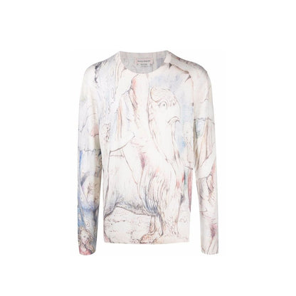 Pull à imprimé Dante de William Blake par Alexander McQueen