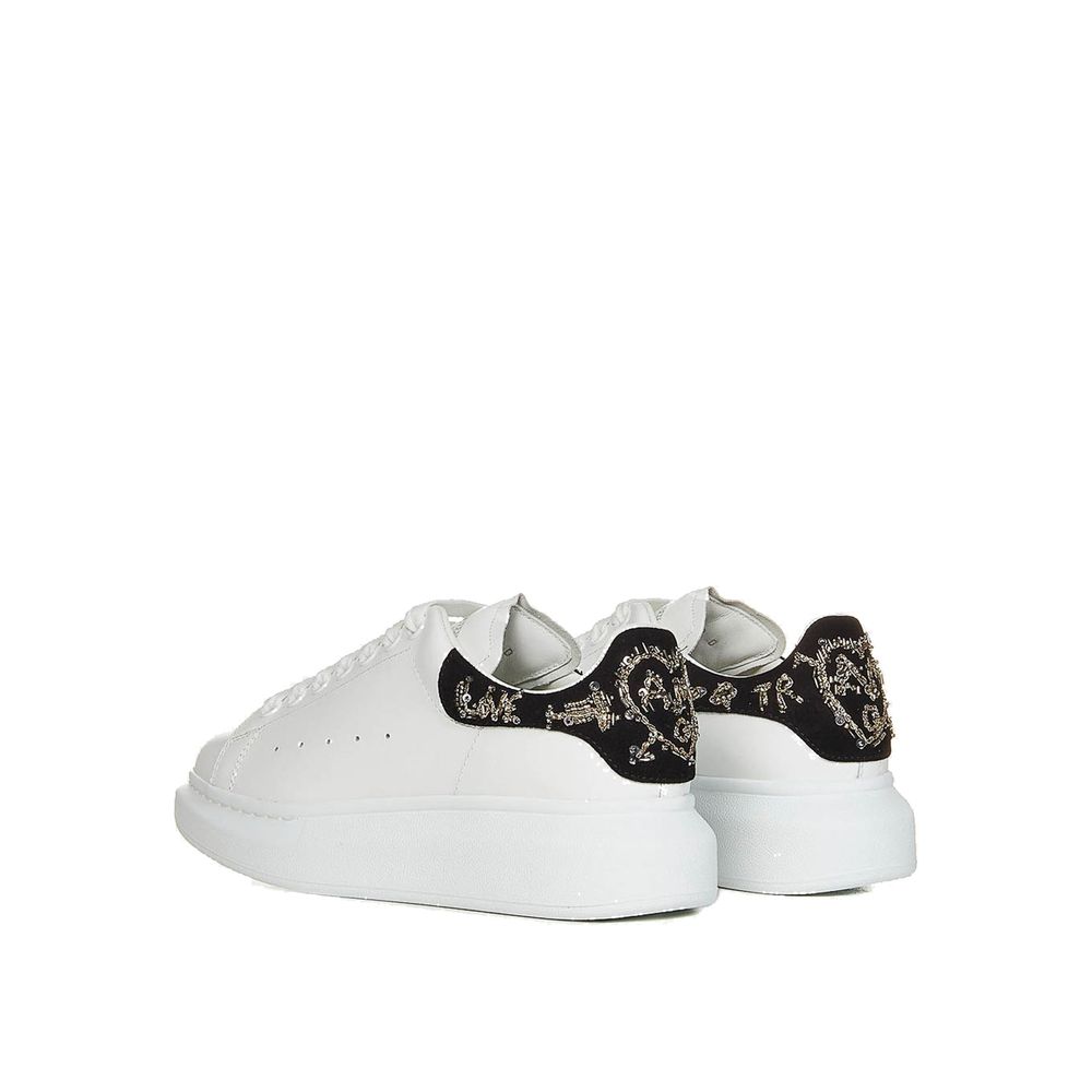 Sneakers en cuir surdimensionnées d'Alexander McQueen