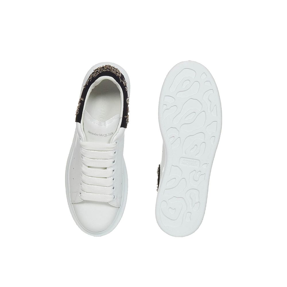 Sneakers en cuir surdimensionnées d'Alexander McQueen