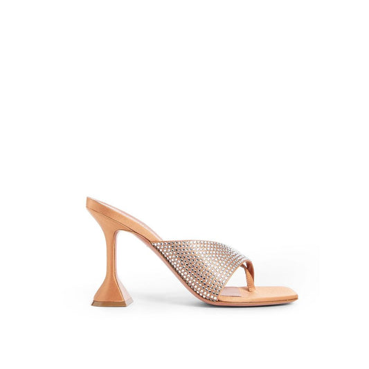 Amina Muaddi Shiona, mules à cristaux, 95 mm