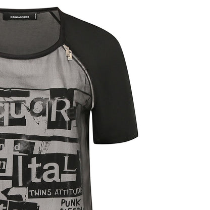 Dsquared² Silk Printed Mini Dress