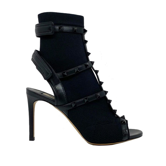 Valentino Garavani Valentino Rockstud Sock Heel Sandalen