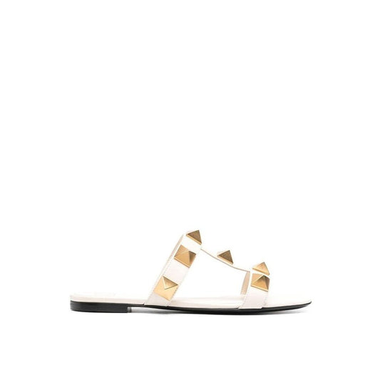 Valentino Garavani Roman Stud leren platte sandalen