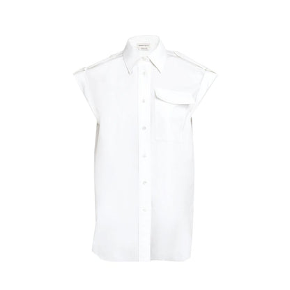 Chemise en coton Alexander McQueen