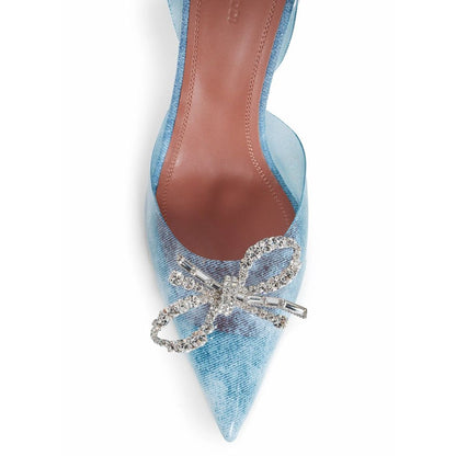 Escarpins Rosie en verre Amina Muaddi, 95 mm
