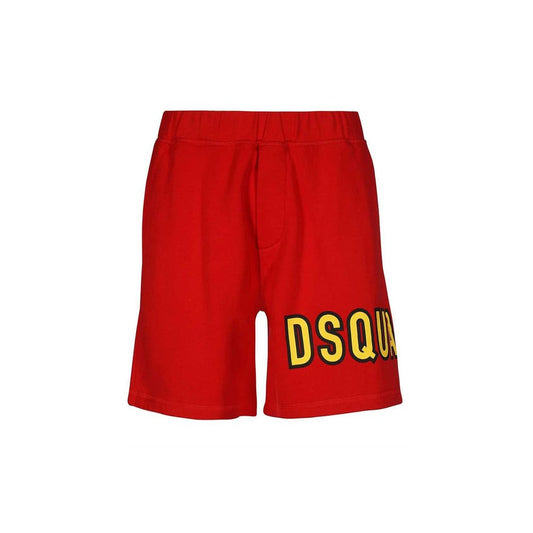 Shorts en coton avec logo Dsquared²