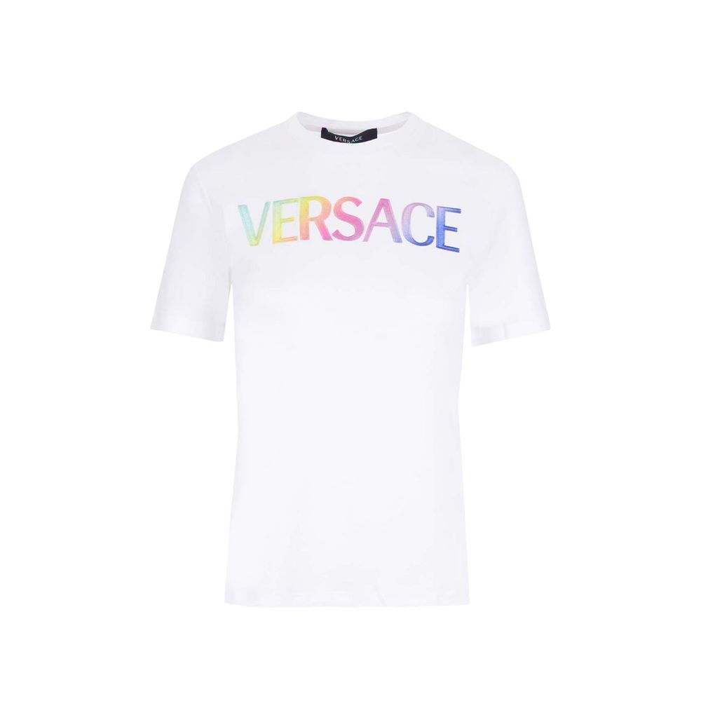 Versace T-shirt van katoen met logo