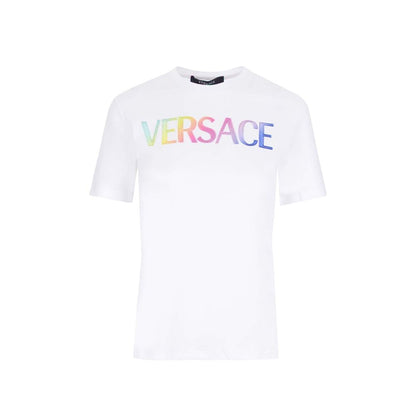 Versace T-shirt van katoen met logo