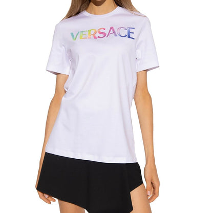 Versace T-shirt van katoen met logo