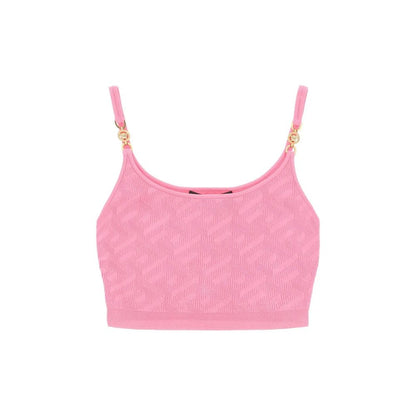 Versace La Greca Crop Top