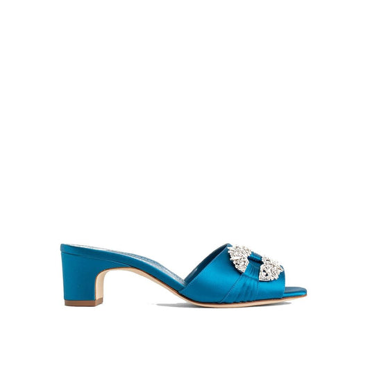 Mules en satin Prinap 050 de Manolo Blahnik