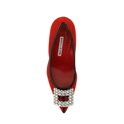 Manolo Blahnik Tuberian 90 Suède Pumps