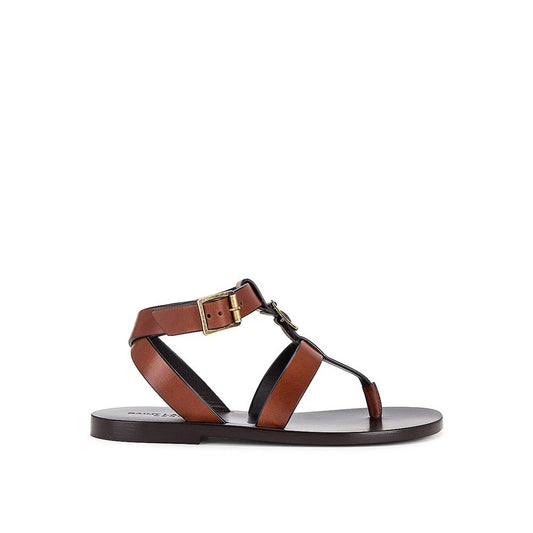 Saint Laurent Hardy leren sandalen