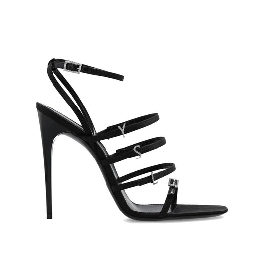 Saint Laurent Jerry satijnen sandalen
