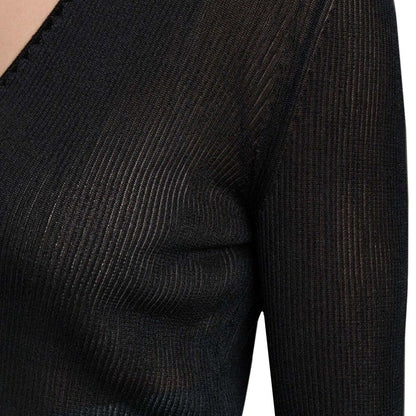 Tom Ford Sheer Fine-Ribbed Top