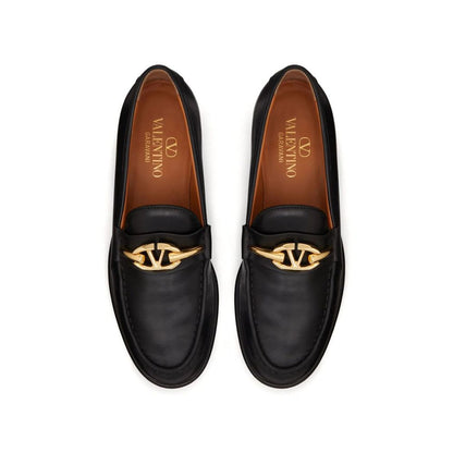 Valentino Garavani V-Logo Moon leren loafers