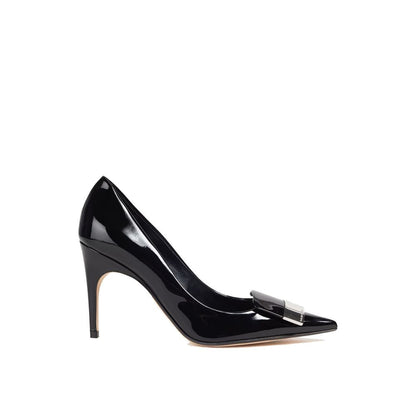 Sergio Rossi leren pumps