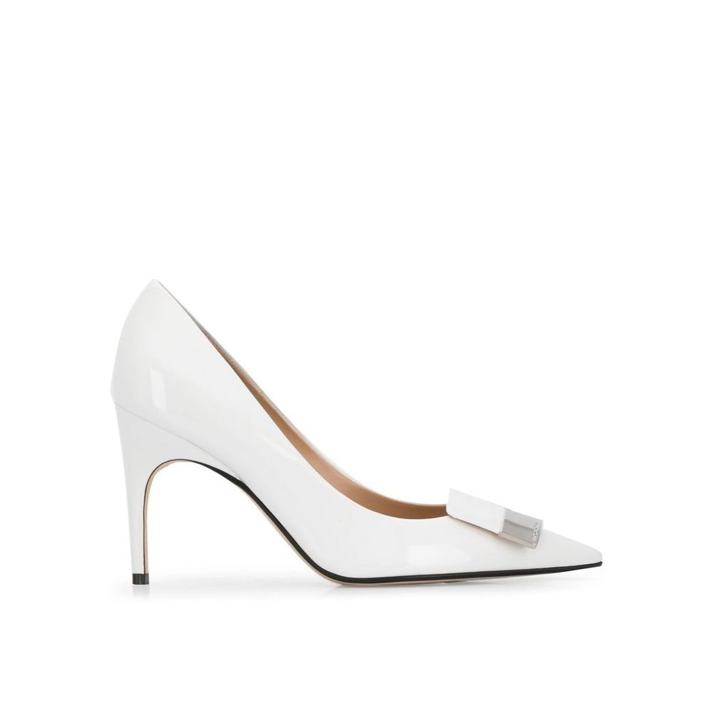 Sergio Rossi leren pumps