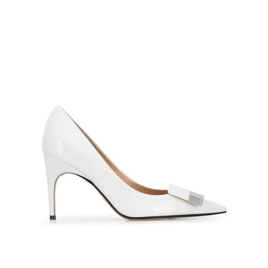 Sergio Rossi leren pumps