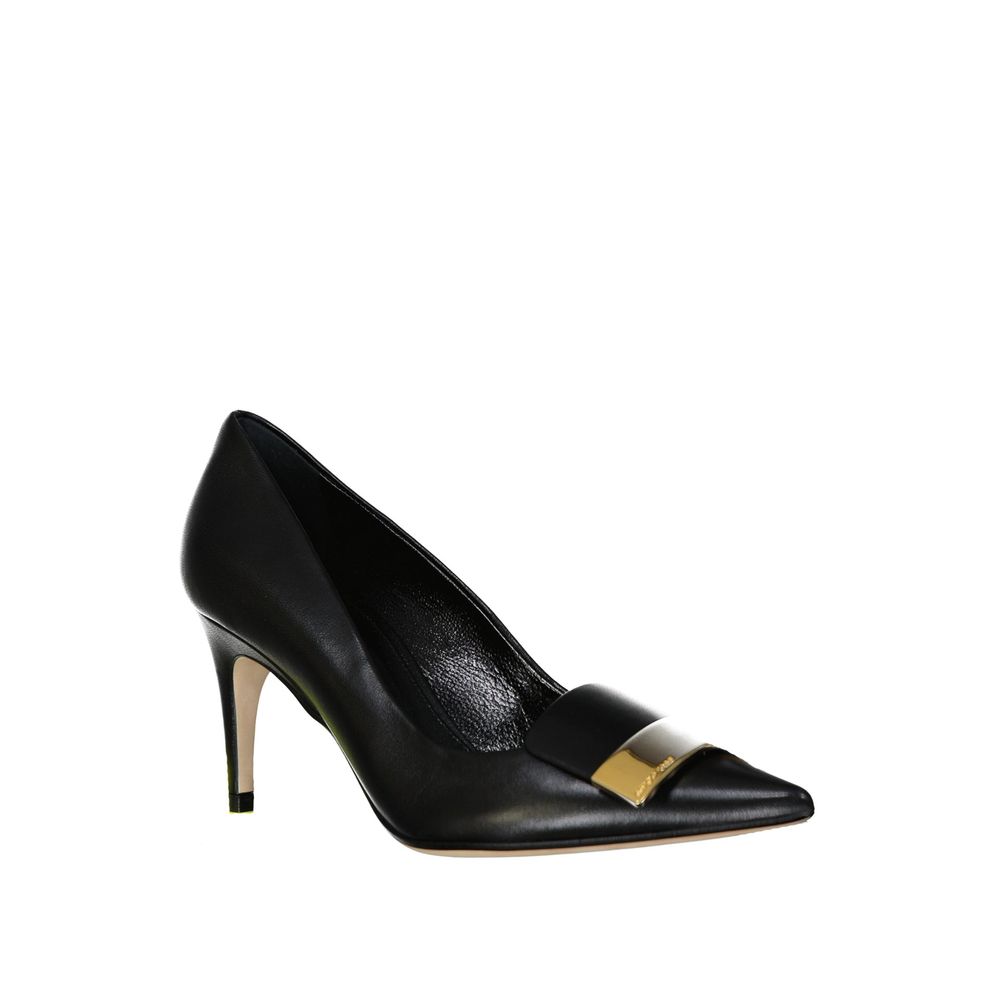 Sergio Rossi SR leren pumps
