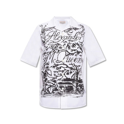 Chemise à manches courtes Alexander McQueen