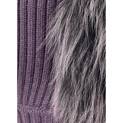 Gilet vestiaire en tricot avec fourrure de renard de Fabiana Filippi