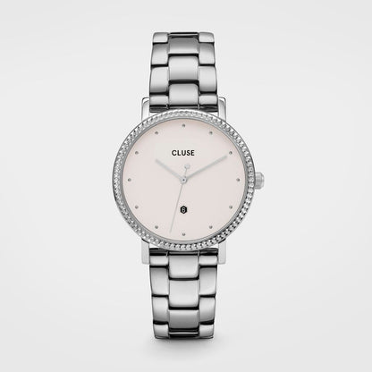 Montre Cluse en acier inoxydable argenté