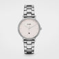 Montre Cluse en acier inoxydable argenté