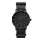 Montre Cluse en cuir noir