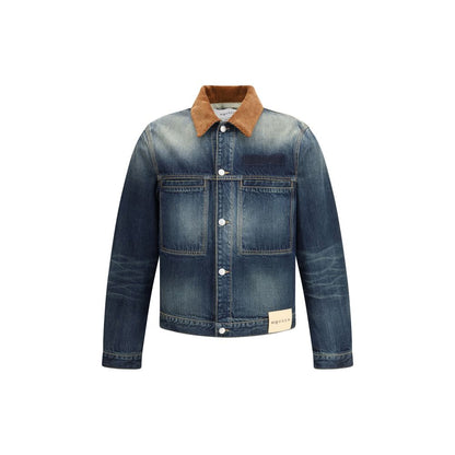 Veste en jean Alexander McQueen