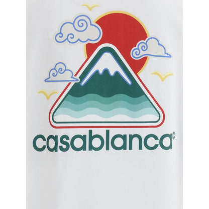 Casablanca Montagne OndulÉe Screen printed Tshirt