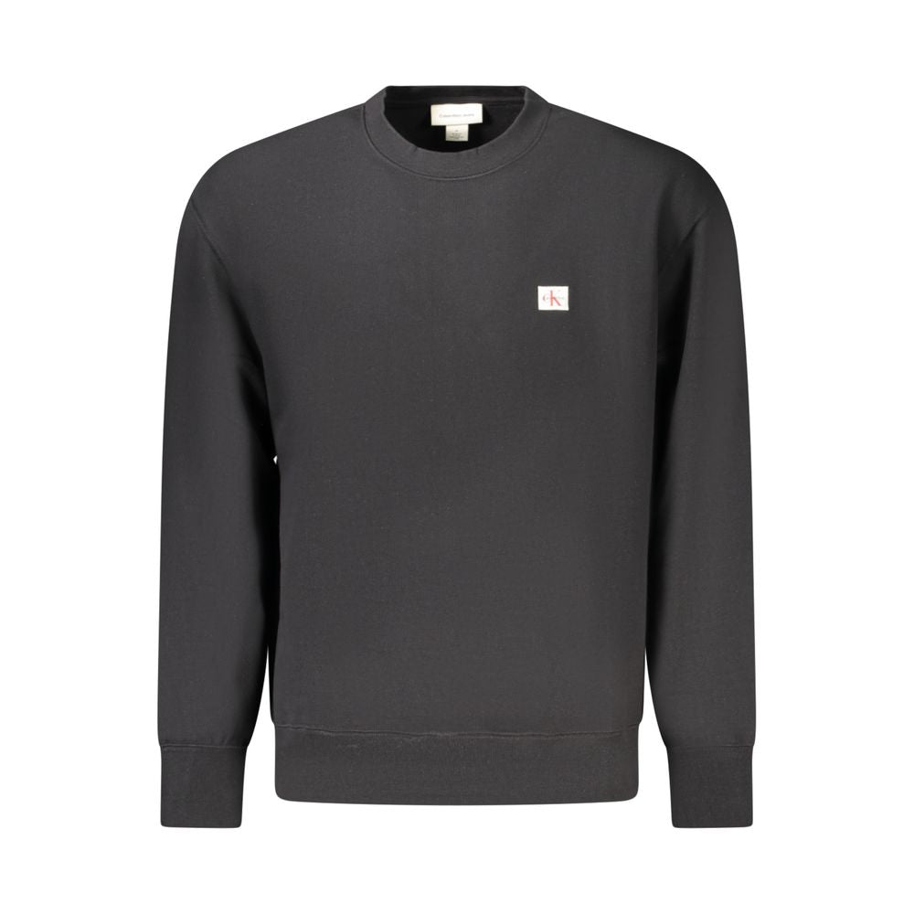 Pull en coton noir pour homme Calvin Klein