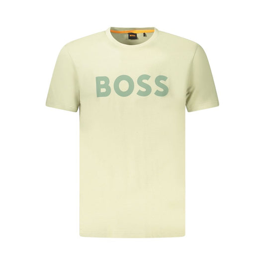 T-shirt homme en coton Hugo Boss Green