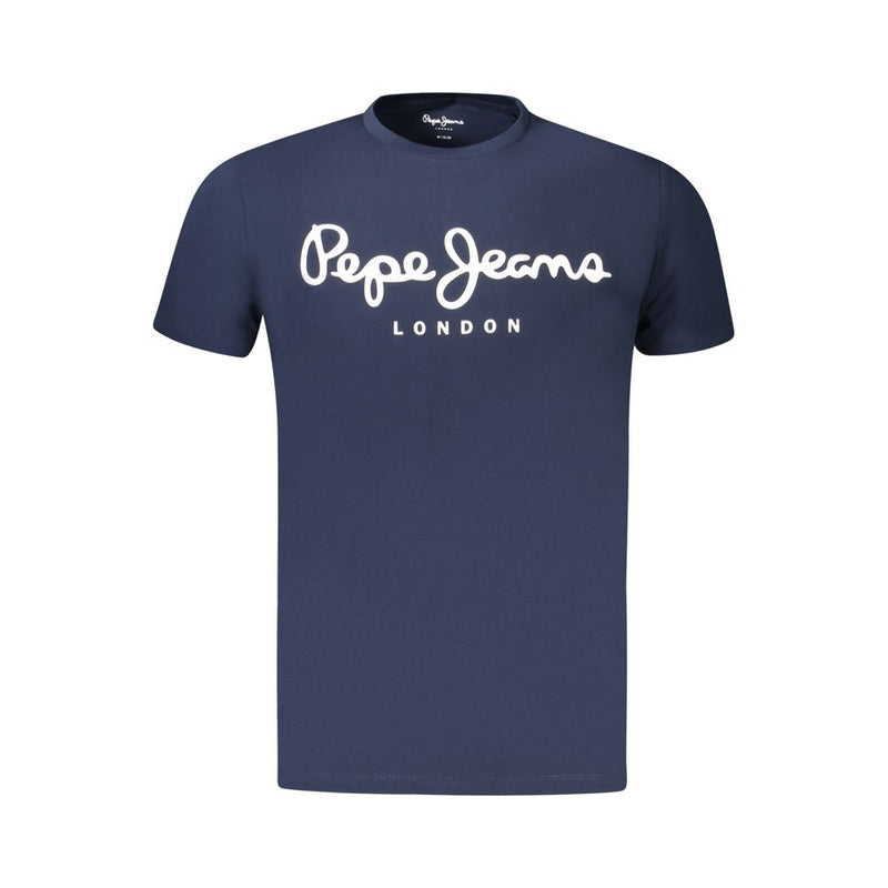 Pepe Jeans blauw katoenen heren T-shirt
