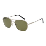 Serengeti Silver Unisex Aviator Sunglasses